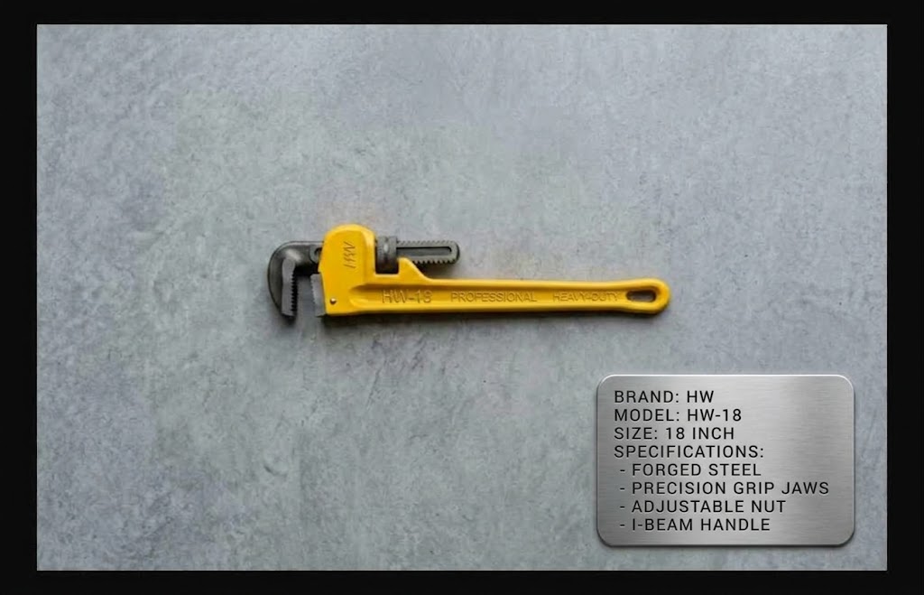 Wrench Pipe / পাইপ রেঞ্জ/ Pipe Wrench/Wrench/HW-PW-18