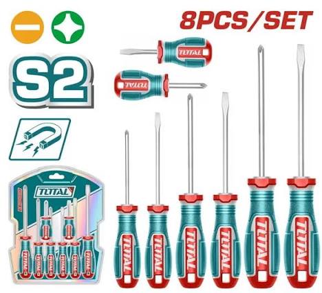 Screw Driver Set/ Tool set/ Tools Set/  স্ক্র ড্রাইভার সেট/Screw Driver/Total-TKSDS826