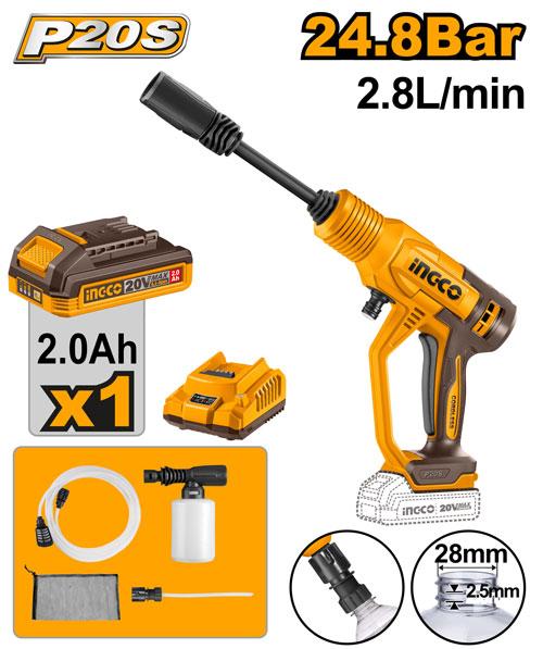 Ingco Pressure Washer Cordless/Ingco-CPLWLi20362