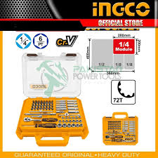 Socket set 17 Pieces/ Tool set / Ingco Socket set / টুলস সেট/Ingco-HKTS14696