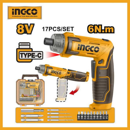 Screw Driver / Cordless Screw Driver/ Driver/Ingco-CSDL108025