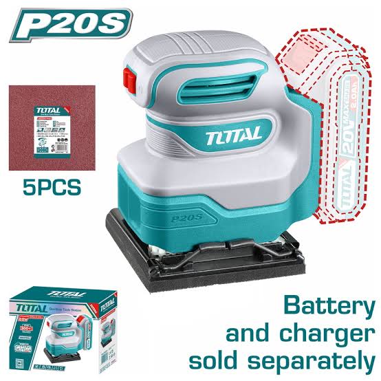 Sander/ পলিশ মেশিন/ Cordless Sheet Sander/Total-TSHSLi2014