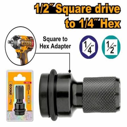Square to Hex Adaptor/Adaptor/Ingco-ABH60501