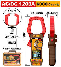 Clamp meter AC/DC    /  ক্লাম্পমিটার/Ingco-DCM610002