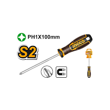 Screw Driver Phillips  / স্কুরু ড্রাইভার/ Screw Driver/Ingco-HSDPH1100