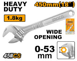 Wrench Adjustable / স্লাইড রেঞ্জ/ Wrench /Slide Wrench/Ingco-HADW131182