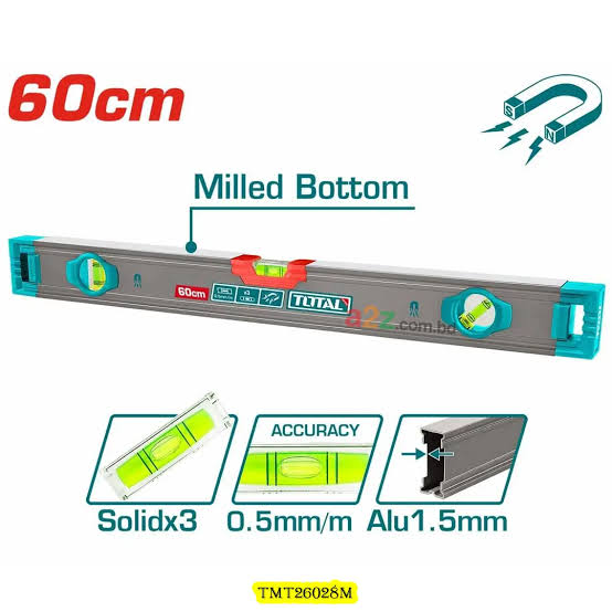 Spirit Level with Powerful Magnet/Sprit Level/Leveler/Total-TMT26028M