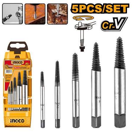 Screw Extractor Set/Extractor Set/Ingco-ASE008