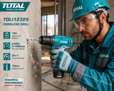 Cordless Drill / Impact Drill / Drill / ড্রিল মেশিন/Cordless impact Drill/Total-TIDLI12202