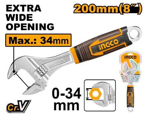 Wrench Adjustable / স্লাইড রেঞ্জ/ Wrench /Slide Wrench/Ingco-HADW131088