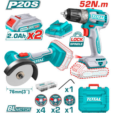 Cordless Combo Kit /  Combo kit  / কম্পোকিট / কর্ডলেস কম্বোকিট/Total-TCKLI20278
