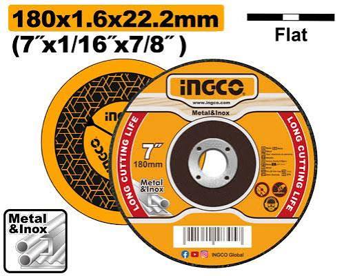 Cutting Disc /Metal Cutting Disc / Cutter / Grinding disc/ Abrasive metal Cutting Disc / Ultrahin Diamond Disc/ ডিক্স/ কাটিং ডিক্স/Ingco-MCD161801