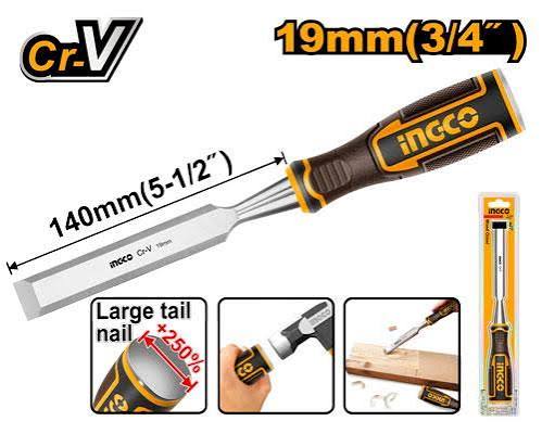 Wood Chisel / বাটালি / কাঠ কাটার ছেনি / Chisel/Ingco-HWC0819